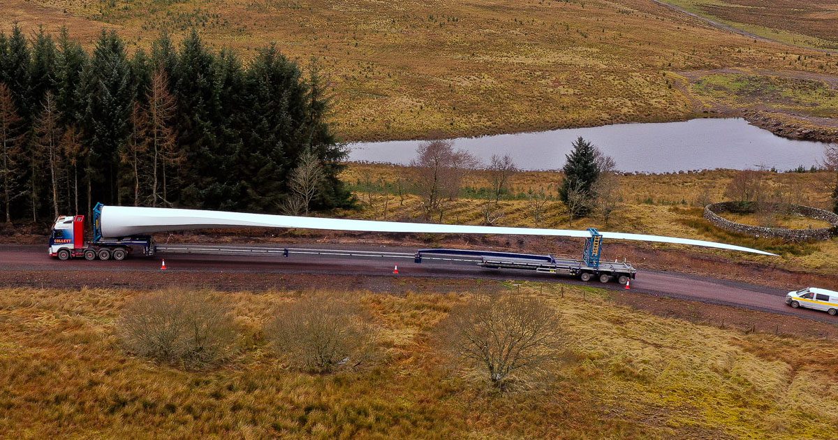 Delivering Kennoxhead Wind Turbines