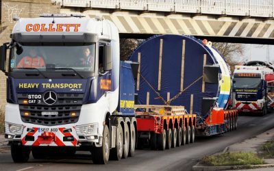 Transporting Tunnel Boring Machine Mary