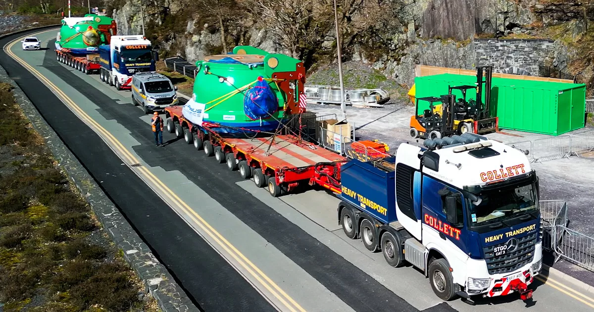 Collett Deliver Valves to Dinorwig Power Station