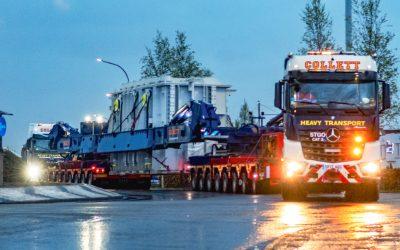 148Te Transformer Transport and Installation at Neilston Grid Stability Facility