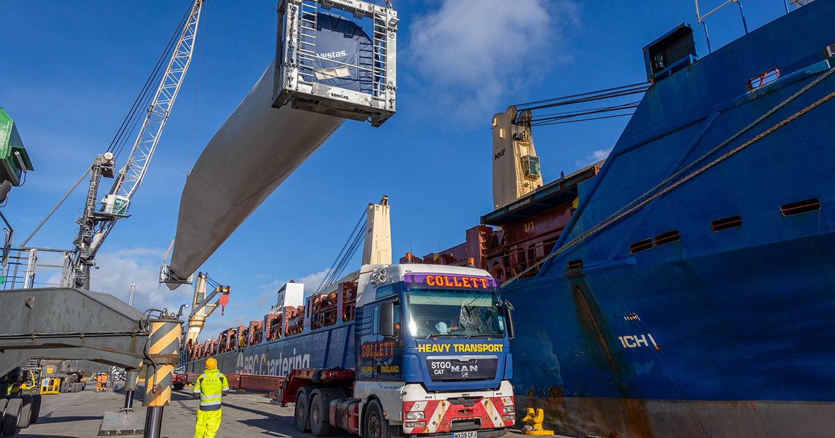 Loading Cushaling Blades at Port of Waterford